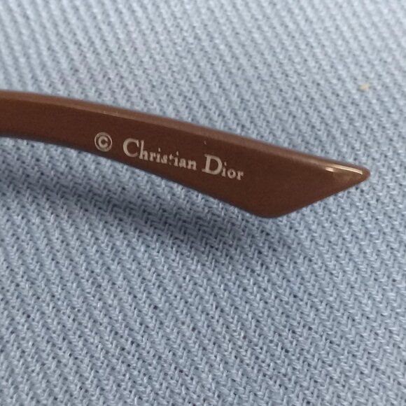 VINTAGE © Christian Dior Women's Buckle BROWN SUNGLASSES Buckle 1 QBOR1 120 B - Picture 12 of 15